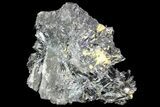 Metallic Stibnite Crystal Cluster - China #93681-1